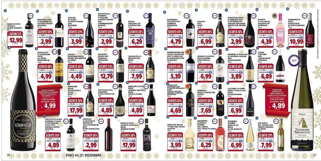 Capodanno 2022 che vino scegliere al supermercato I vini in offerta da non perdere