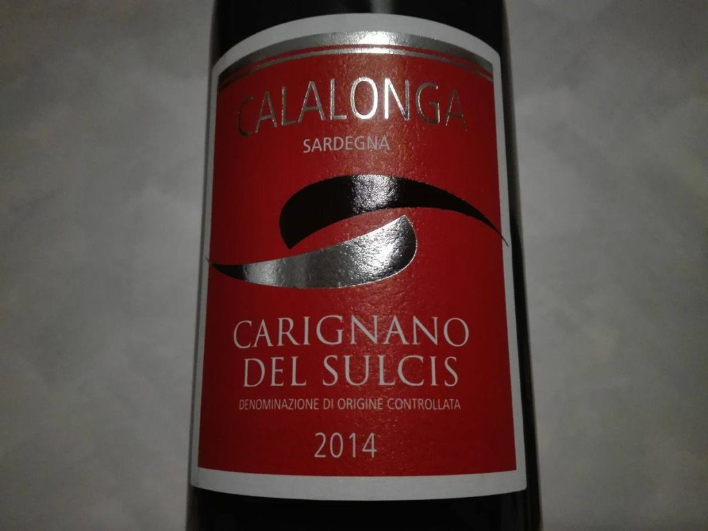 carignano del sulcis doc calalonga calasetta