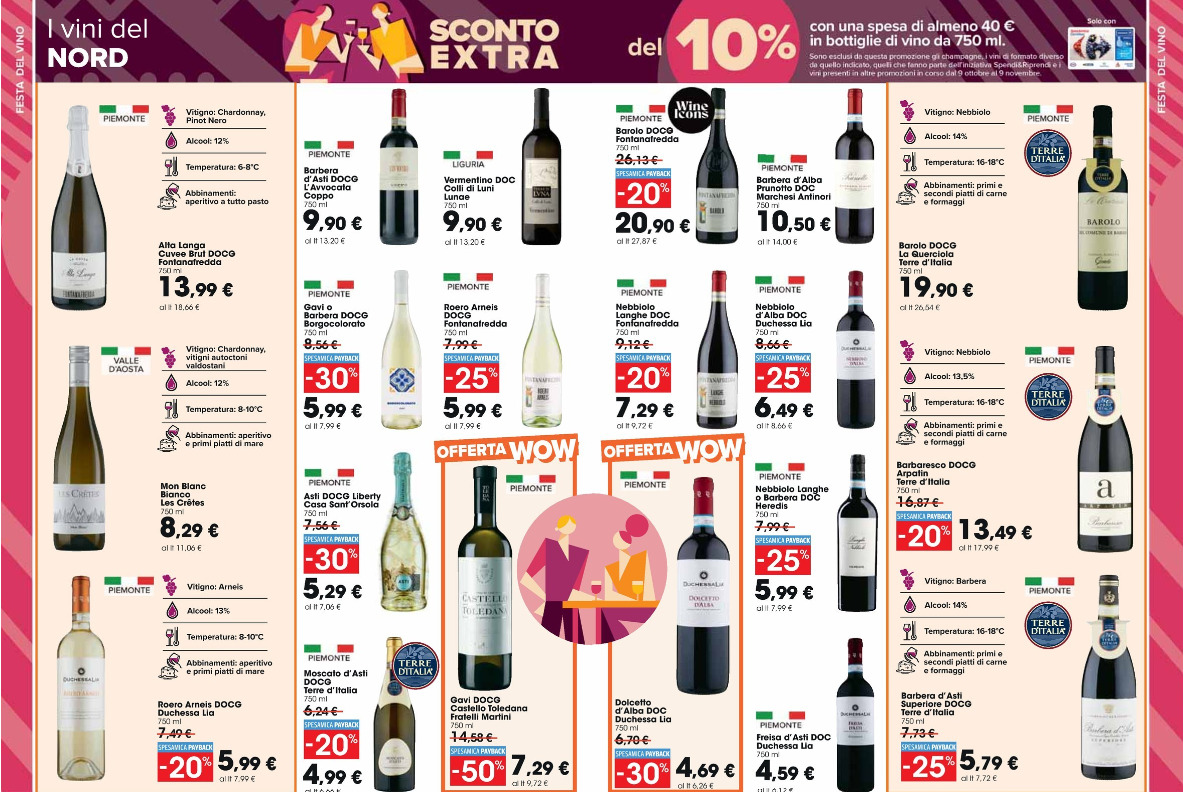 Carrefour show la Festa del vino al supermercato (in promozione) è qui