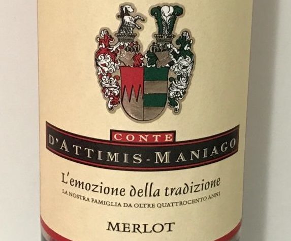 Colli Orientali del Friuli Doc Merlot 2015 Conte dAttimis Maniago e1517313523126