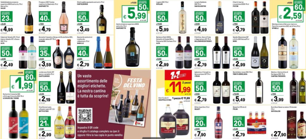 Da Iper Festa del Vino il meglio del vino in promo a meta novembre vini al supermercato vinialsuper