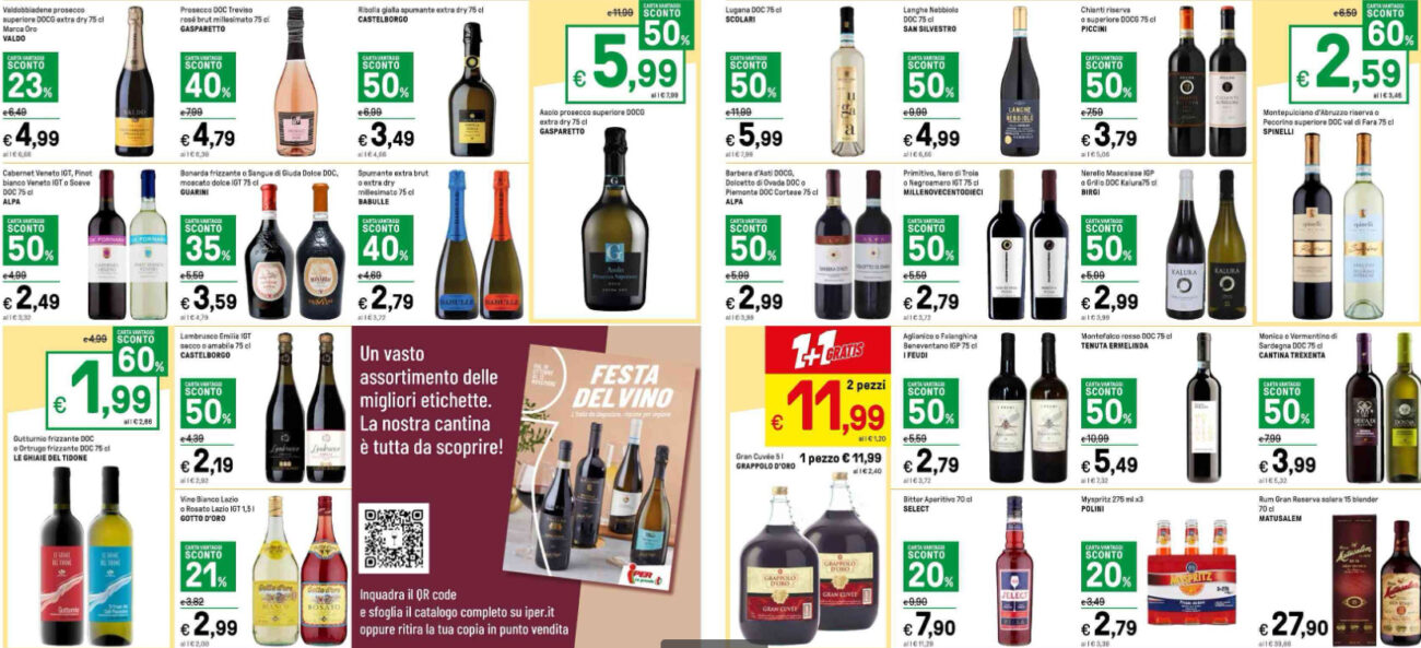Da Iper Festa del Vino il meglio del vino in promo a metà novembre vini al supermercato vinialsuper