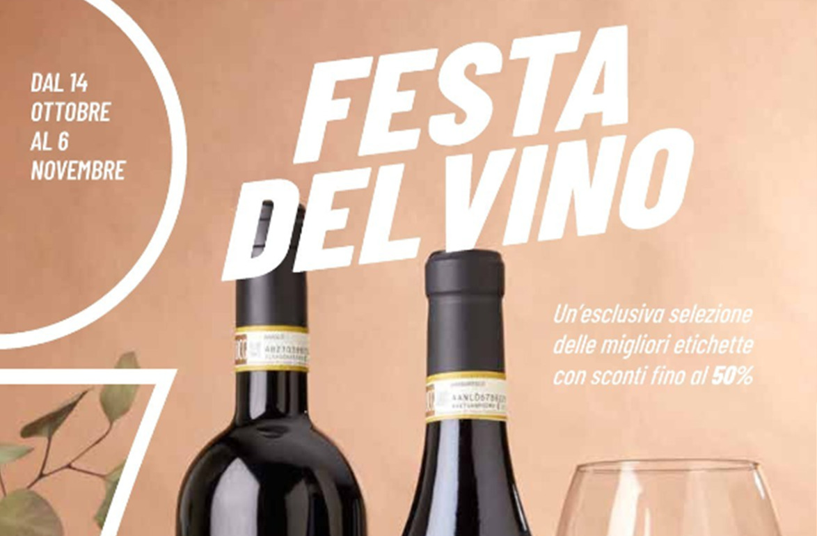 Due "Feste del vino" (da Iper e Carrefour) e tante promozioni da non perdere in Gdo