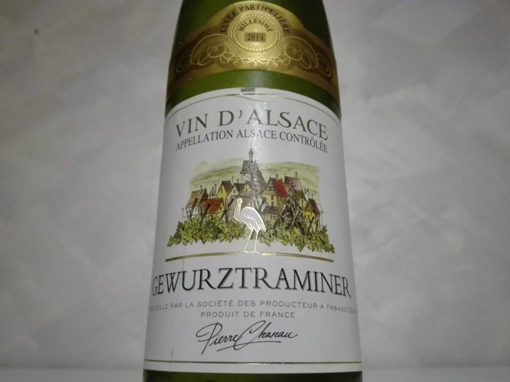 Gewurztraminer Vin DAlsace Appelation Alsace Controlee Pierre Chanau scaled