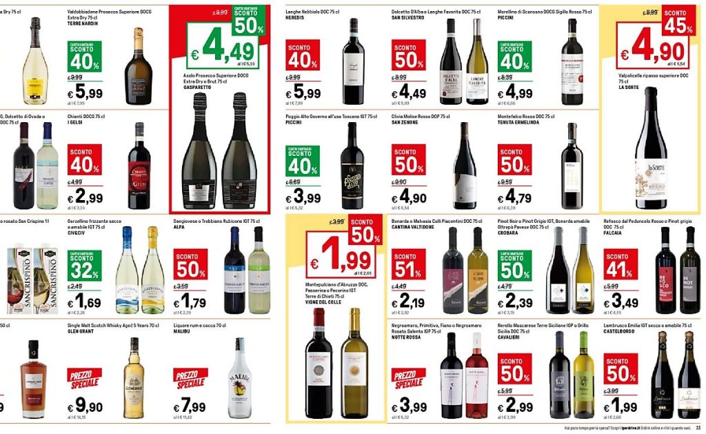 Inizio di maggio a singhiozzi per il vino in promozione al supermercato ecco i migliori