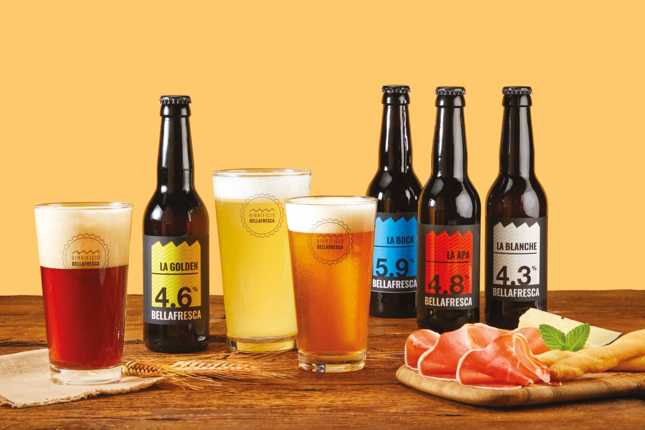Iper La grandi i lancia la birra BellaFresca Golden, Blanche, Apa e Bock di produzione propria