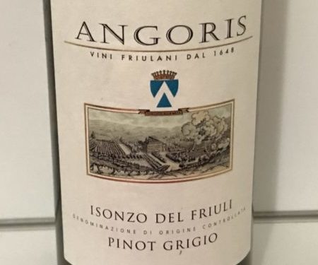 Isonzo del Friuli Doc Pinot Grigio 2016 Angoris 1 e1516658395923