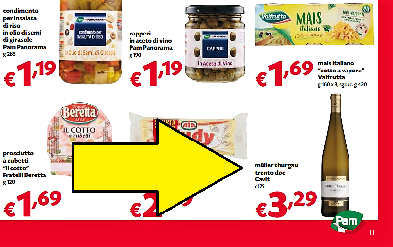 Maggio e i vini in promo da non perdere al super Strafalcione sul volantino Pam