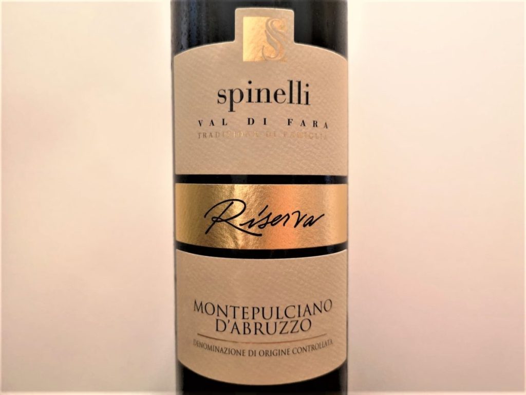 Montepulciano dAbruzzo Riserva Doc 2016 Val di Fara Cantine Spinelli