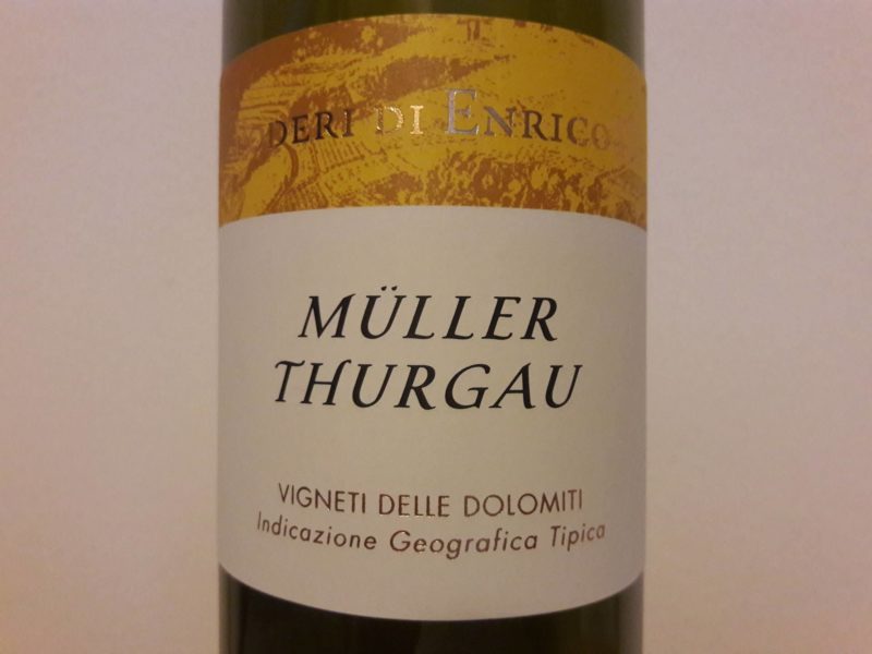 Muller Thurgau Vigneti delle Dolomiti Igt 2016 Poderi di Enrico II
