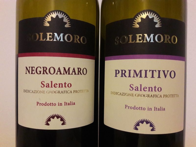 Negroamaro Primitivo Salento 2016 Solemoro