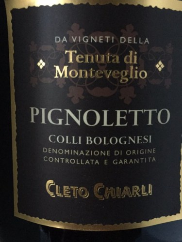 Pignoletto Colli Bolognesi Docg Cleto Chiarli Tenuta Monteveglio