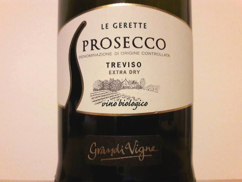 Prosecco Doc Treviso bio Le Gerette Grandi Vigne