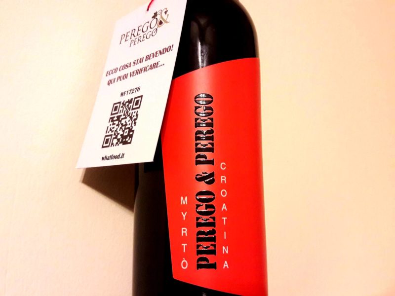 Provincia di Pavia Igt Croatina Myrto Perego Perego