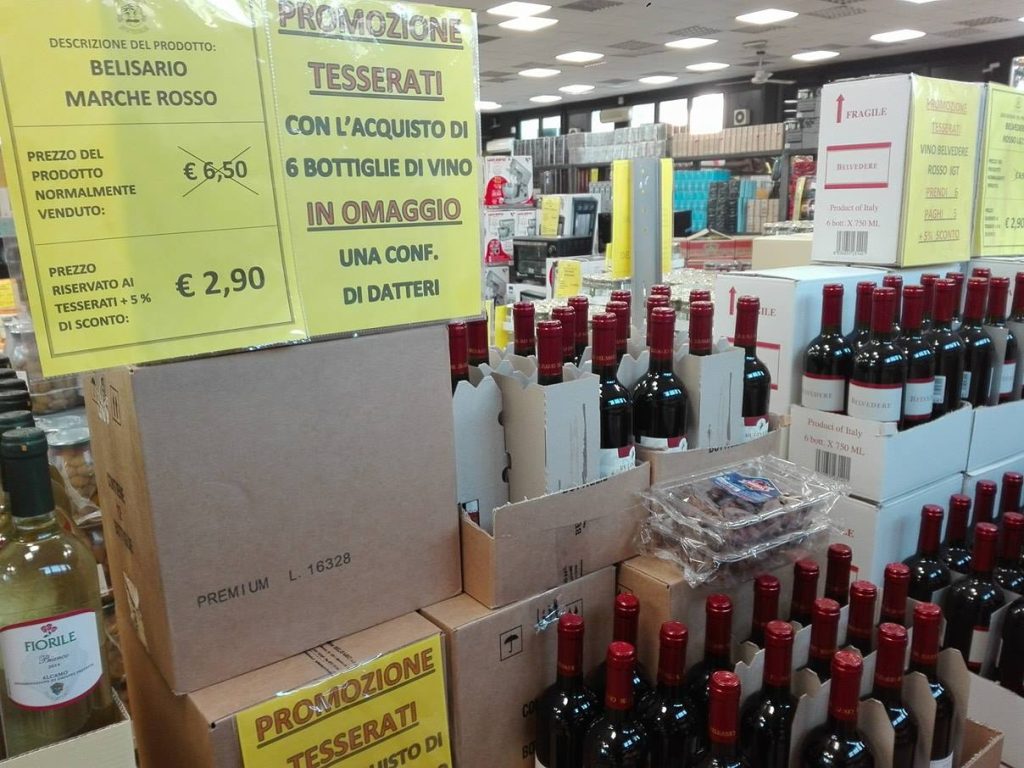 Pubbli Store Baffo Italia vino prezzi Roberto Da Crema 7