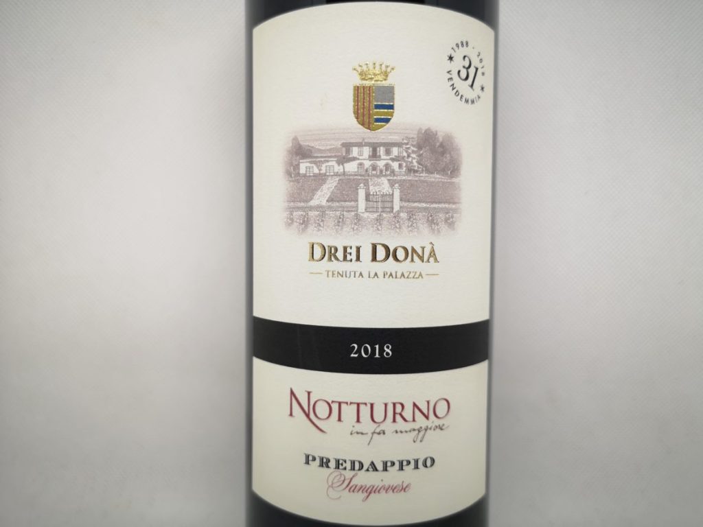 Romagna Doc Sangiovese Predappio 2018 Notturno Drei Dona Vignaioli Fivi al supermercato