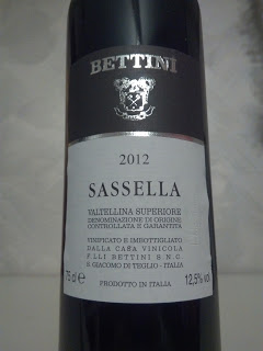 Sassella Valtellina Superiore Docg 2012 Bettini