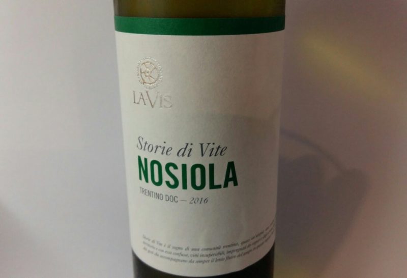 Trentino Doc Nosiola 2016 Storie di Vite