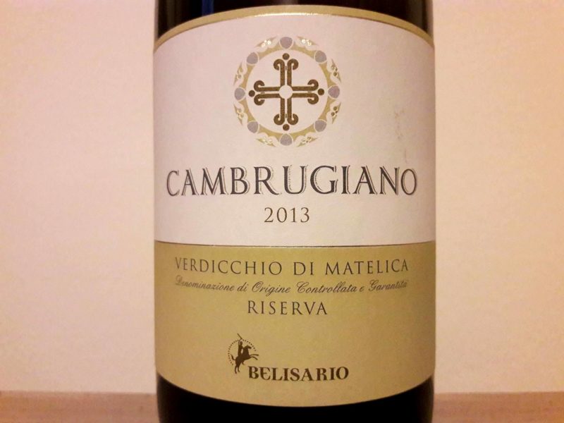 Verdicchio di Matelica Docg Riserva Cambrugiano Belisario
