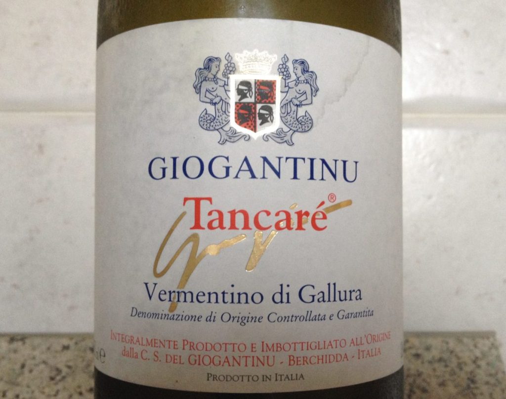 Vermentino di Gallura Docg Tancare 2014 Giogantinu e1465071479954