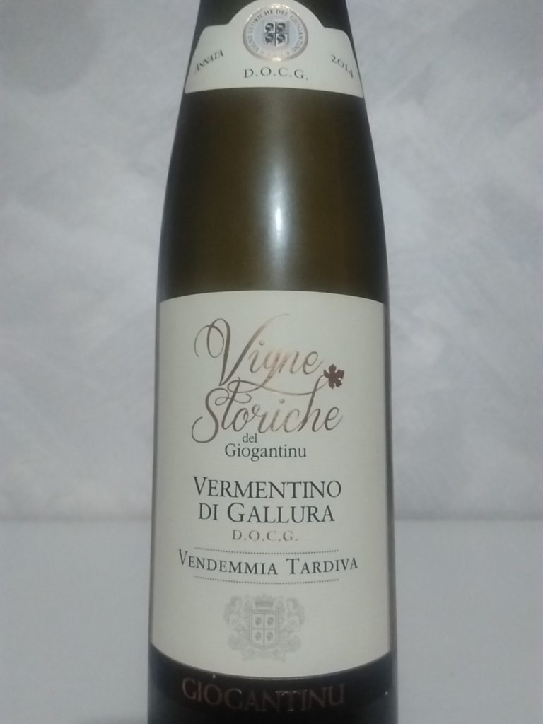Vermentino di Gallura Docg Vigne Storiche 2014, Cantina Giogantinu