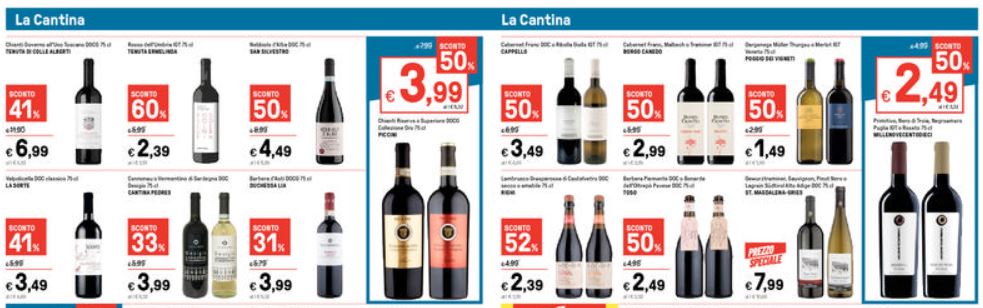 Vini in promo inizio ottobre tra luci e ombre 2