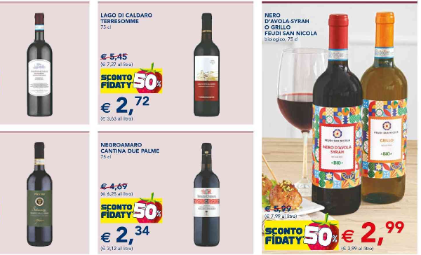 Vini in promozione al supermercato a meta febbraio le etichette da non perdere