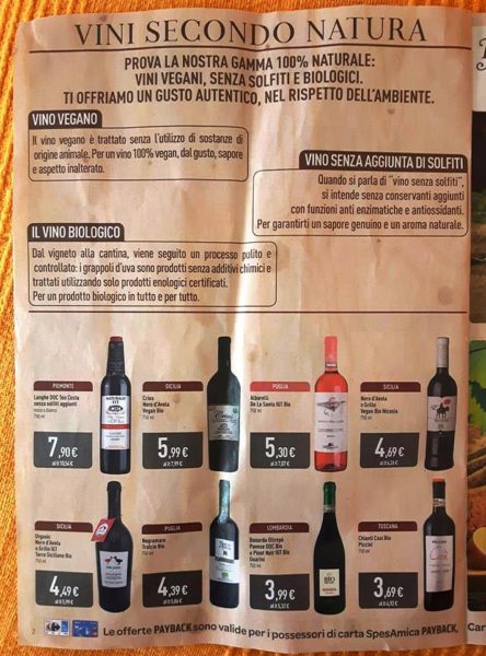 Vini secondo natura carrefour volantino
