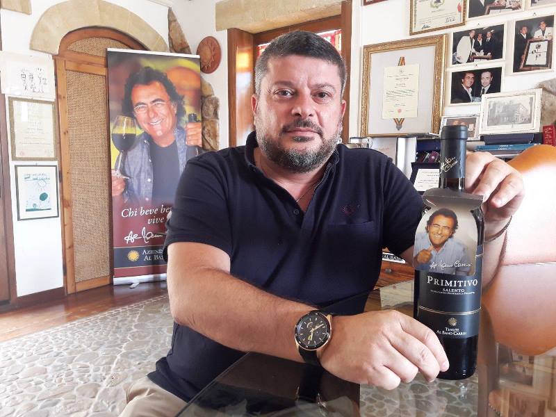 sergio angioi general manager tenute al bano carrisi vino