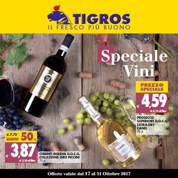 tigros volantino speciale vini