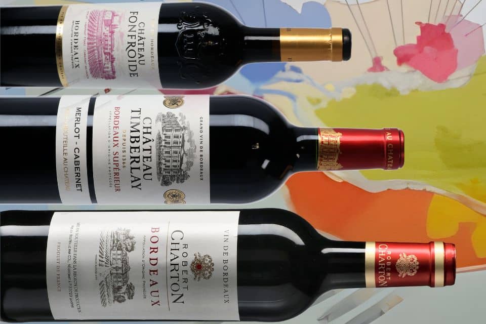 vini BORDEAUX PER TUTTI: TRE ETICHETTE IN VENDITA AL SUPERMERCATO, IN ITALIA