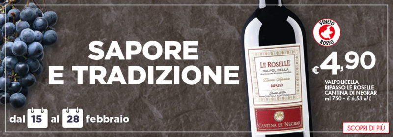 vini in promozione al supermercato volantino febbraio 2018