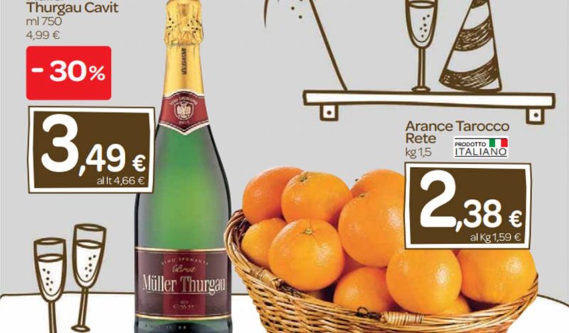volantino supermercati vino promozione gennaio 2018