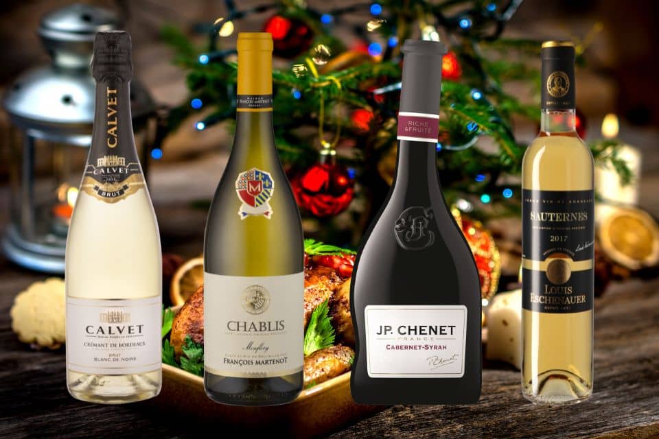 Tu vuò fà il francese Menu di Natale con vini francesi al supermercato